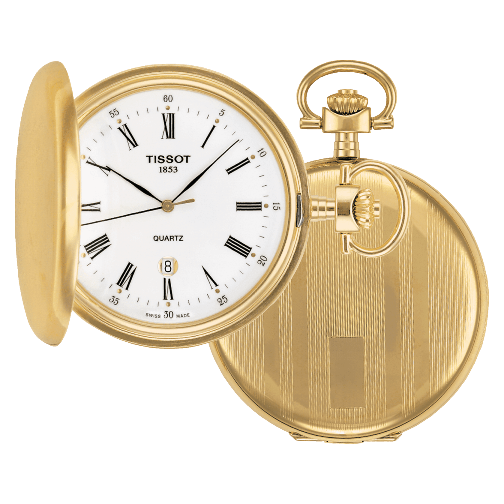 Tissot Savonnette taskukello vitjalla T83455313 - Puustjärven Kello & Kulta