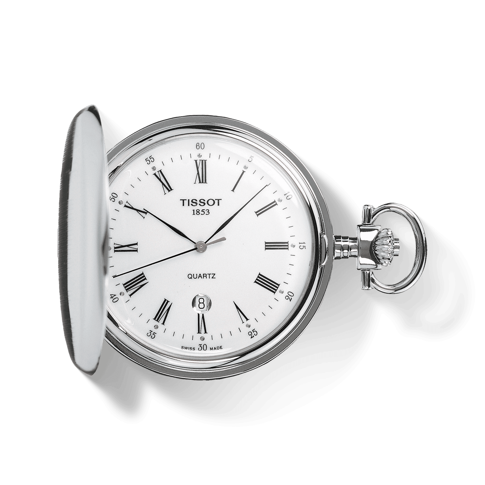 Tissot Savonnette quartz taskukello vitjalla T83655313 - Puustjärven Kello & Kulta