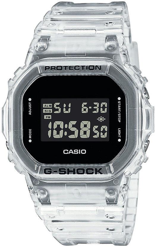 Casio G-Shock White Skeleton - rannekello DW-5600SKE-7ER - Puustjärven Kello & Kulta