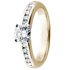 Festive Luxury Verona Solitaire timanttisormus 14-444-075 0,75ct keltakulta - Puustjärven Kello & Kulta