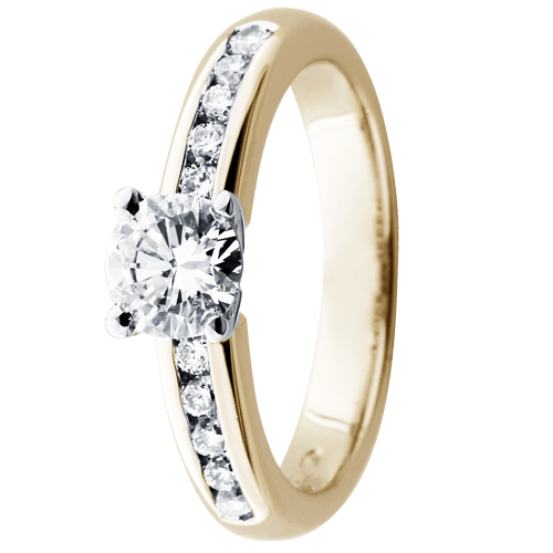 Festive Luxury Verona Solitaire timanttisormus 14-444-075 0,75ct keltakulta - Puustjärven Kello & Kulta