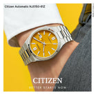 Citizen Automatic Yellow - miesten rannekello NJ0150-81Z - Puustjärven Kello & Kulta
