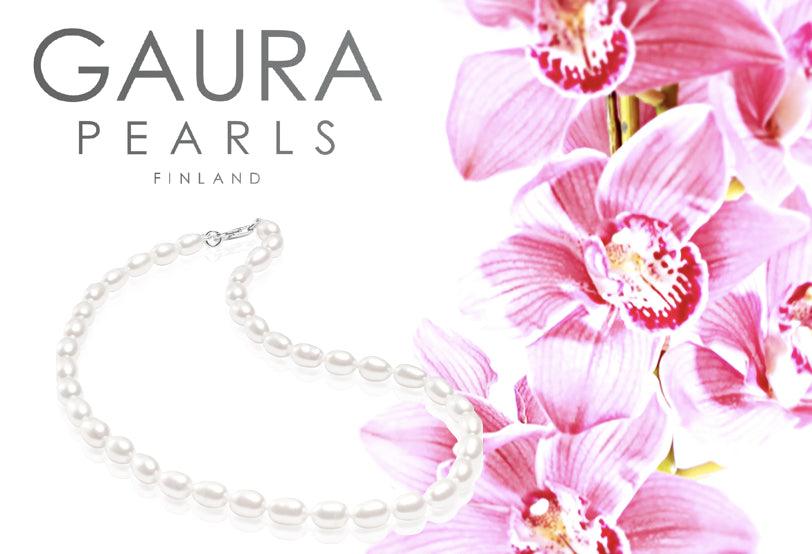 Gaura Pearls kastehelminauha 30cm+10cm FCW365-30 - Puustjärven Kello & Kulta